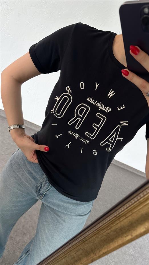 Aero Siyah Tshirt