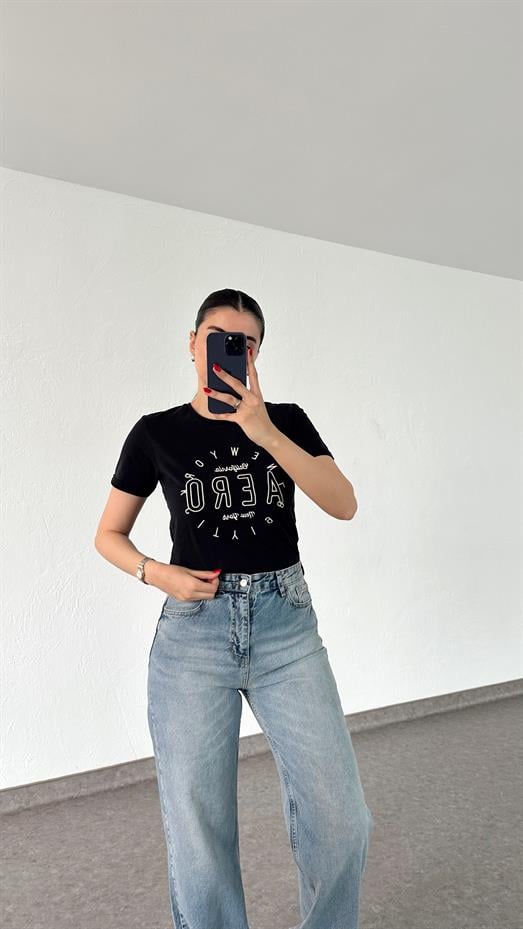 Aero Siyah Tshirt
