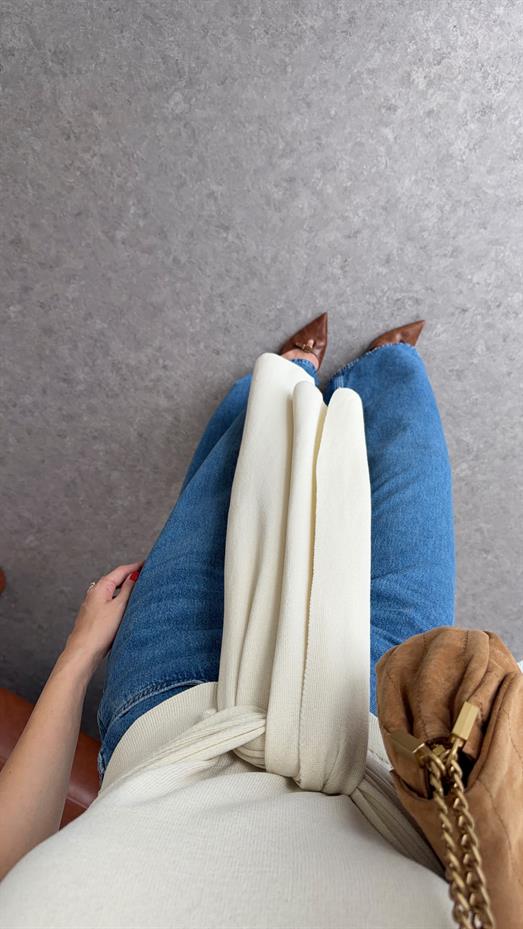 Bağlamalı Triko Bluz