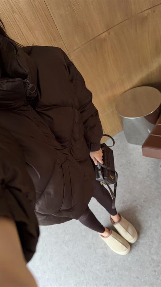 Baklava Dilimli Acı Kahve Mont