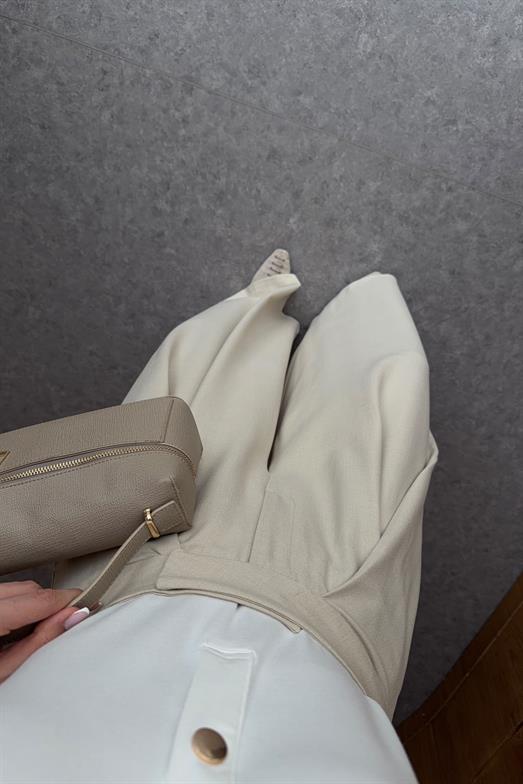 Bej Japan Kumaş Pantolon