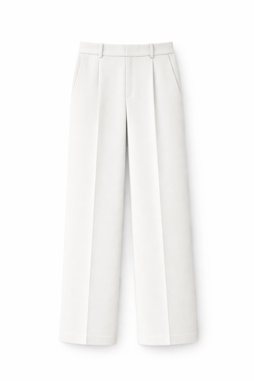 Beyaz Palazzo Pantolon
