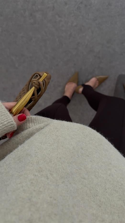 Bisiklet Yaka Taş Kazak