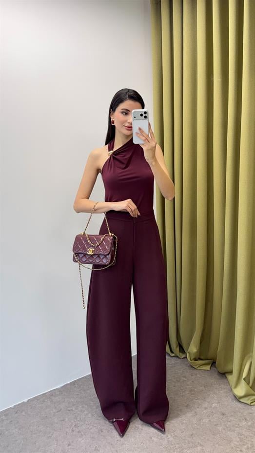 Bordo Balon Pantolon
