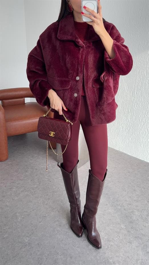 Bordo Ceket Kaban
