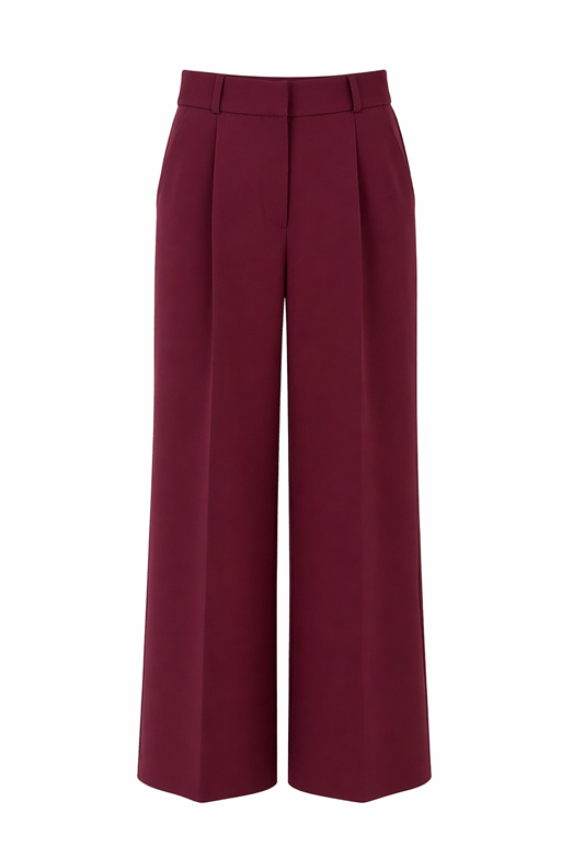 Bordo Kumaş Palazzo