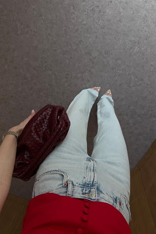 Buz Mavisi Straight Jean