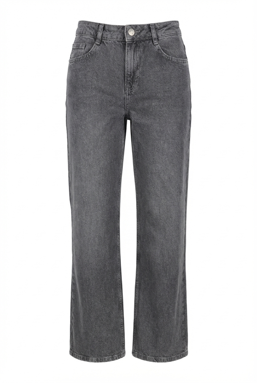 Cepleri Yıldız Detaylı Antrasit Jean