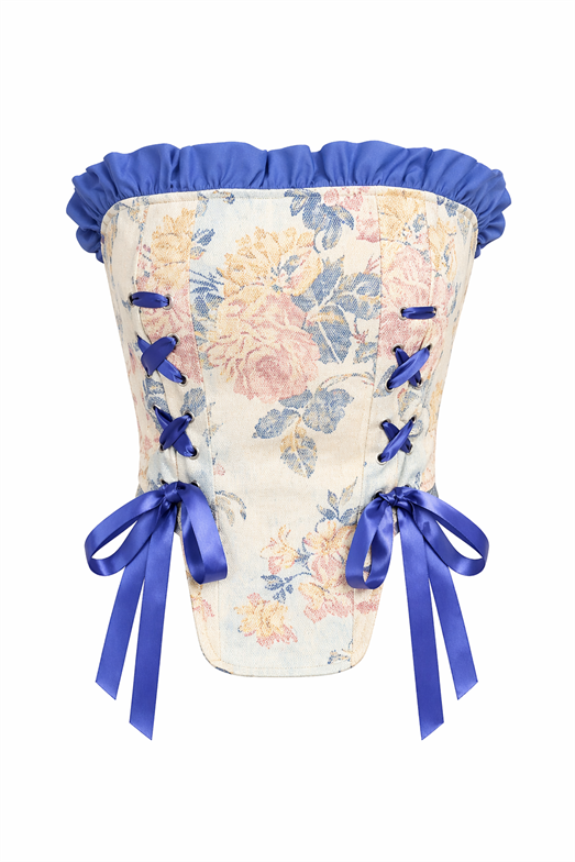 Çiçek Detaylı Tasarım Korse