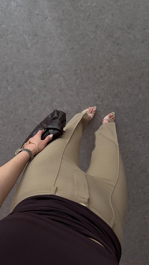 Çımalı Kum Beji Pantolon