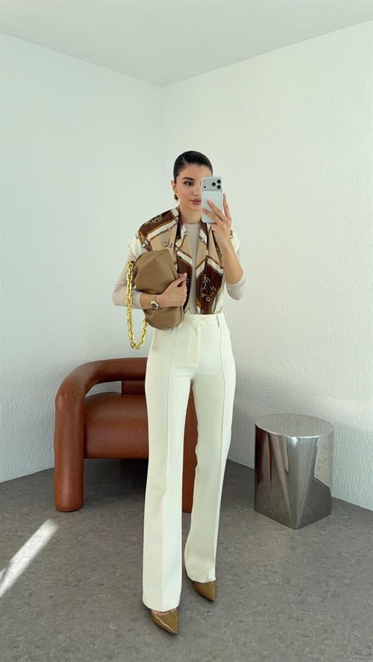 Çımalı Premium Ekru Pantolon