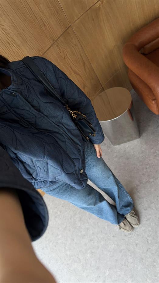 Denim Görünümlü Ceket