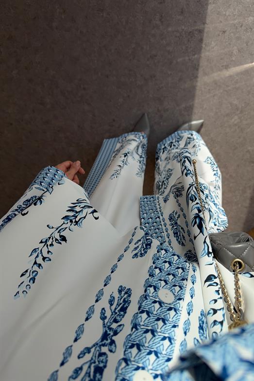 Desenli Azure İkili Takım