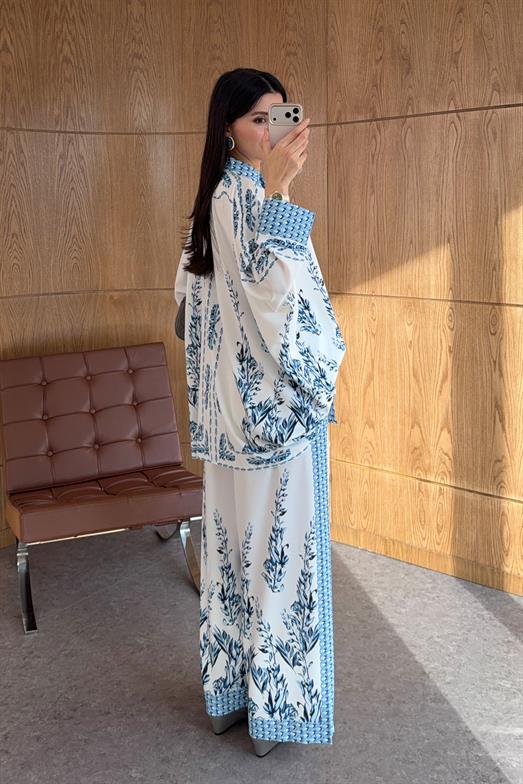 Desenli Azure İkili Takım