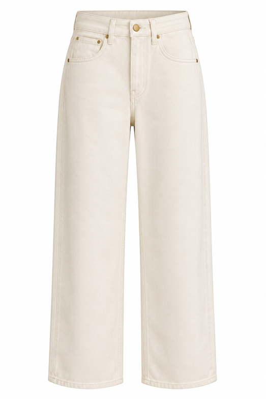Ekru Straight Jean