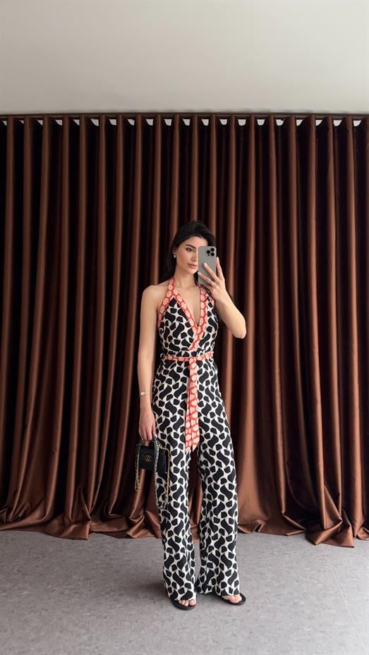 Geometrik Desenli Tulum