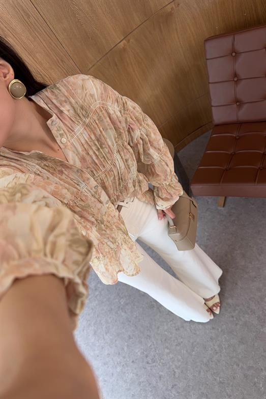 Gipeli Desenli Gömlek