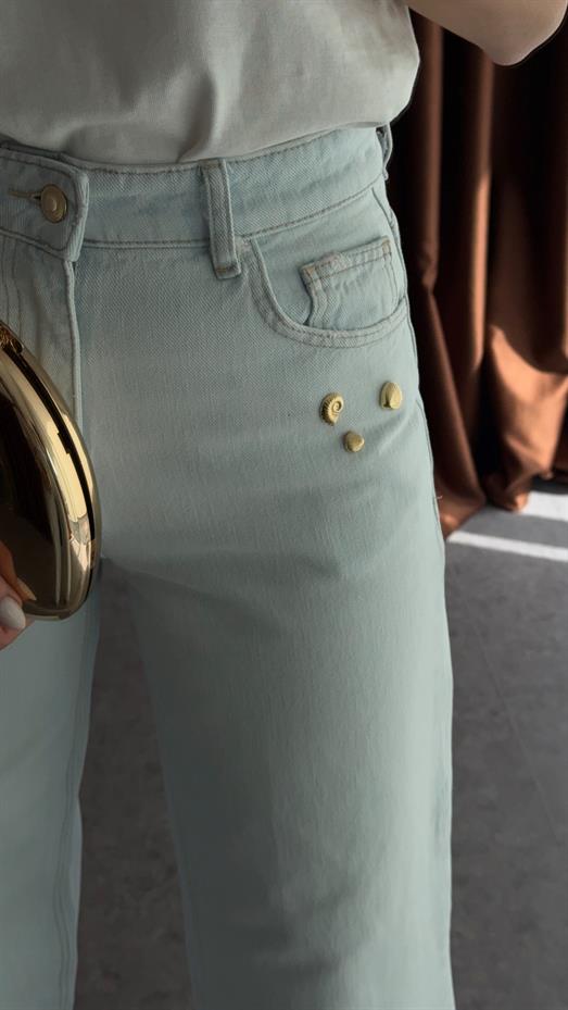 Gold Midye Açık Jean