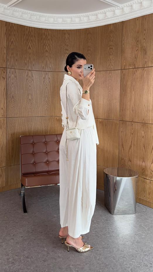 Jakarlı Şalvar Takım