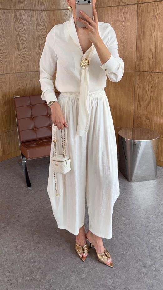 Jakarlı Şalvar Takım