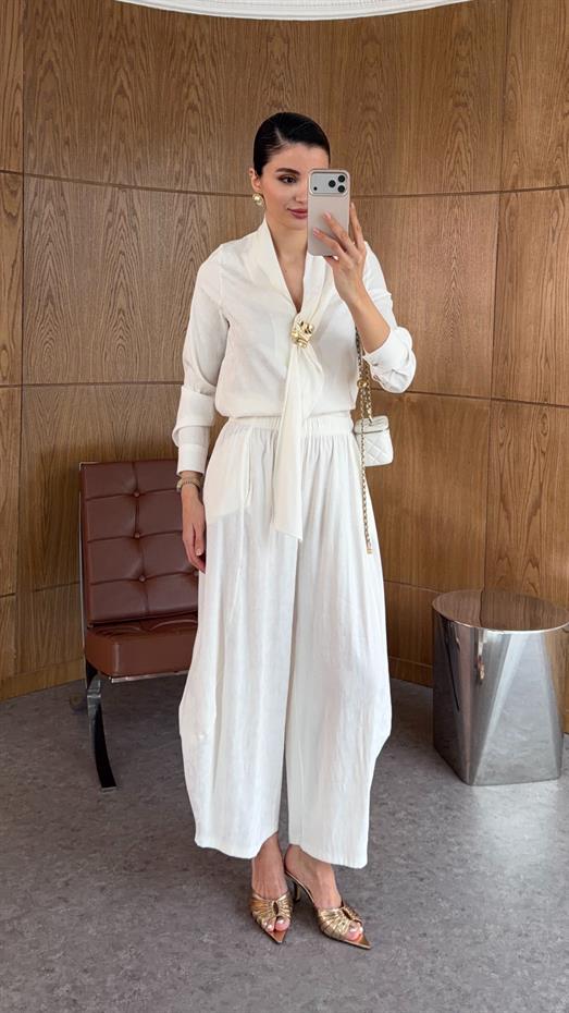 Jakarlı Şalvar Takım