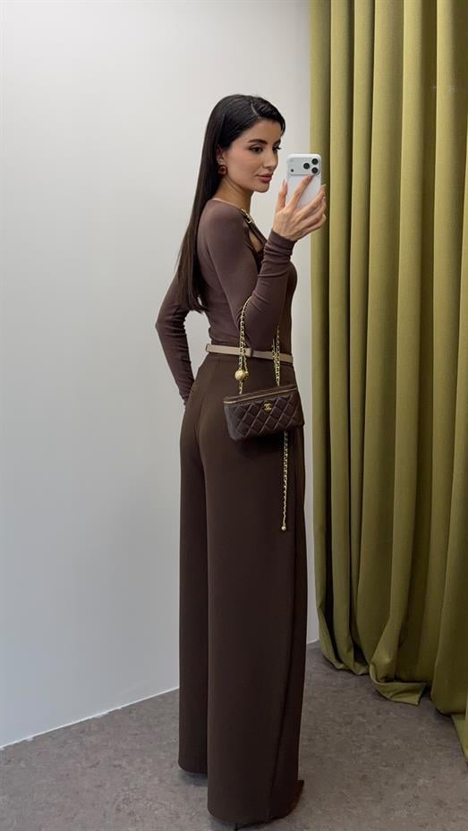 Kahve Balon Pantolon