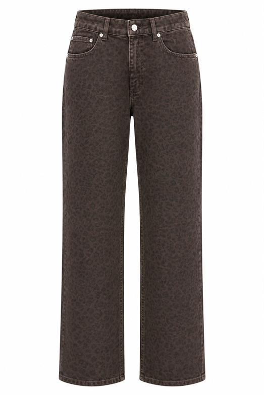 Kahve Leopar Jean