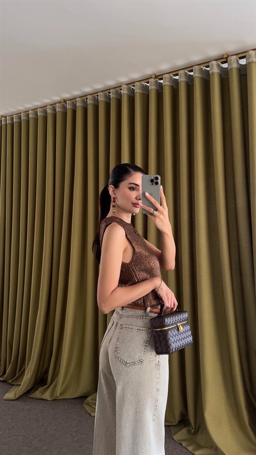 Kahve Yıkamalı Palazzo Jean