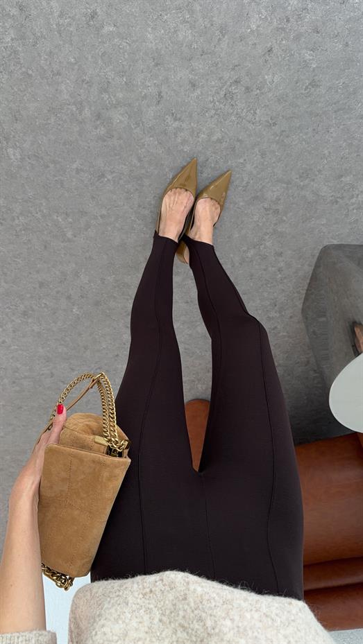 Kahverengi Füzo Tayt