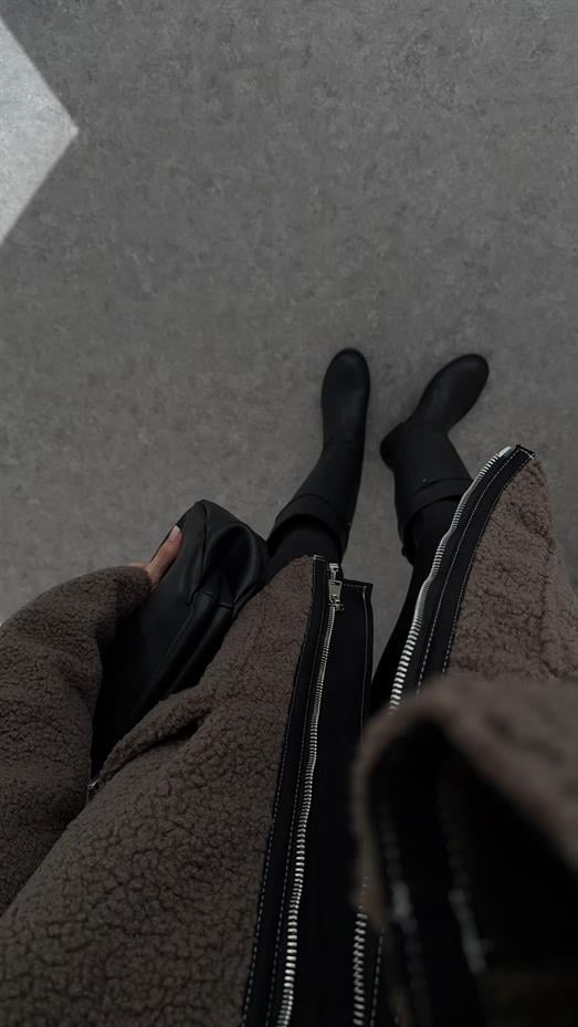 Kahverengi Peluş Ceket