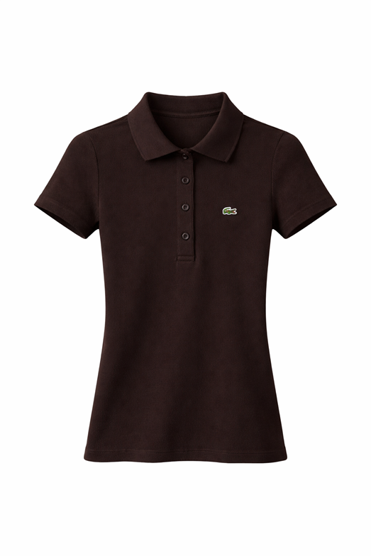 Kahverengi Polo Yaka Kaşkorse Tshirt