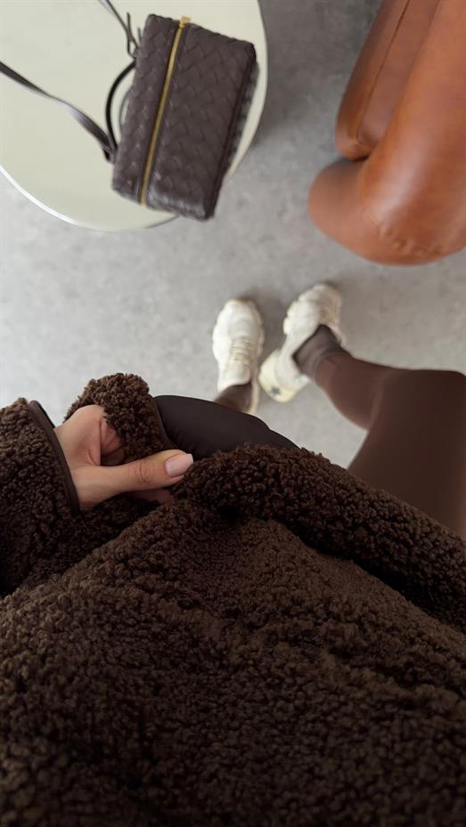 Kahverengi Teddy Sweat