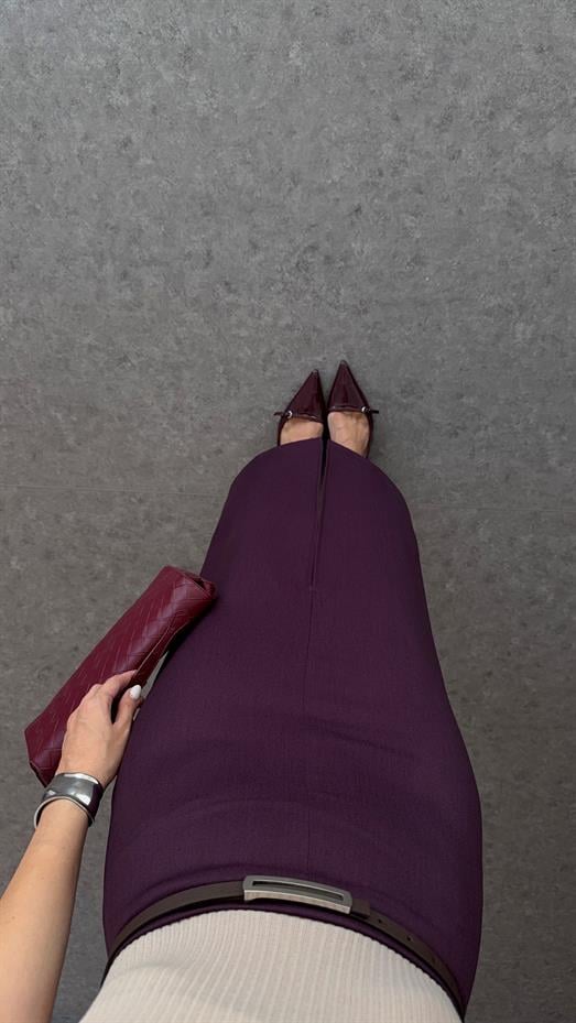 Kemerli Mürdüm Etek