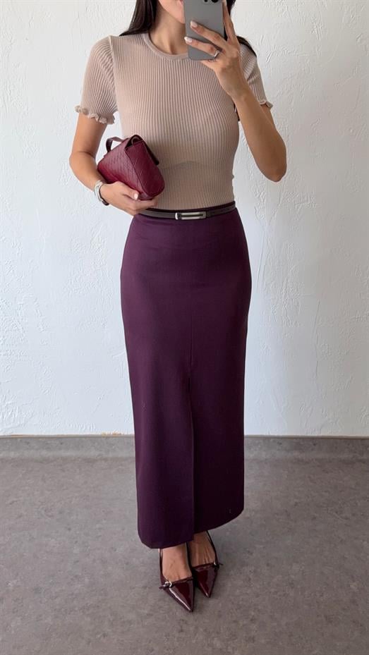 Kemerli Mürdüm Etek