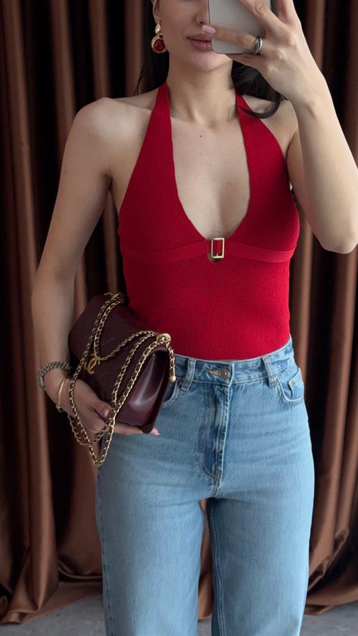 Kırmızı Çelik Triko