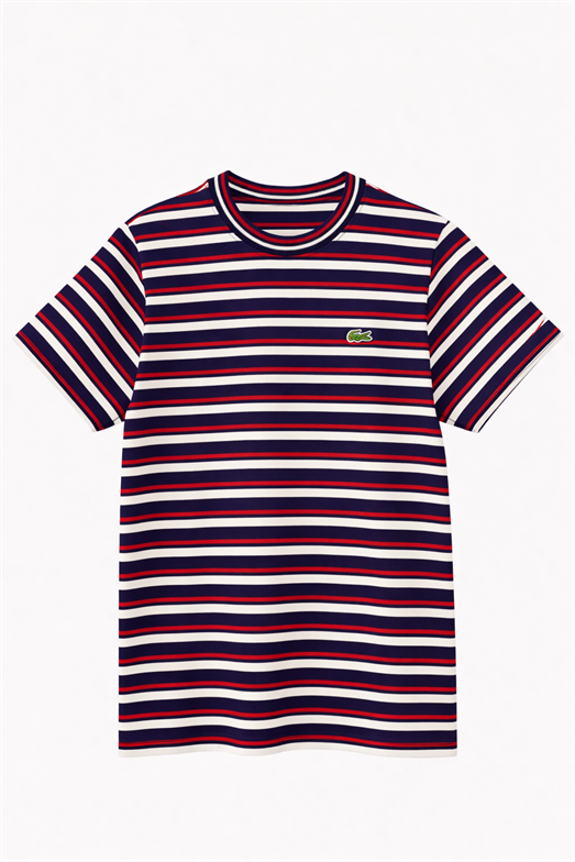 Kırmızı Çizgili Coste Tshirt