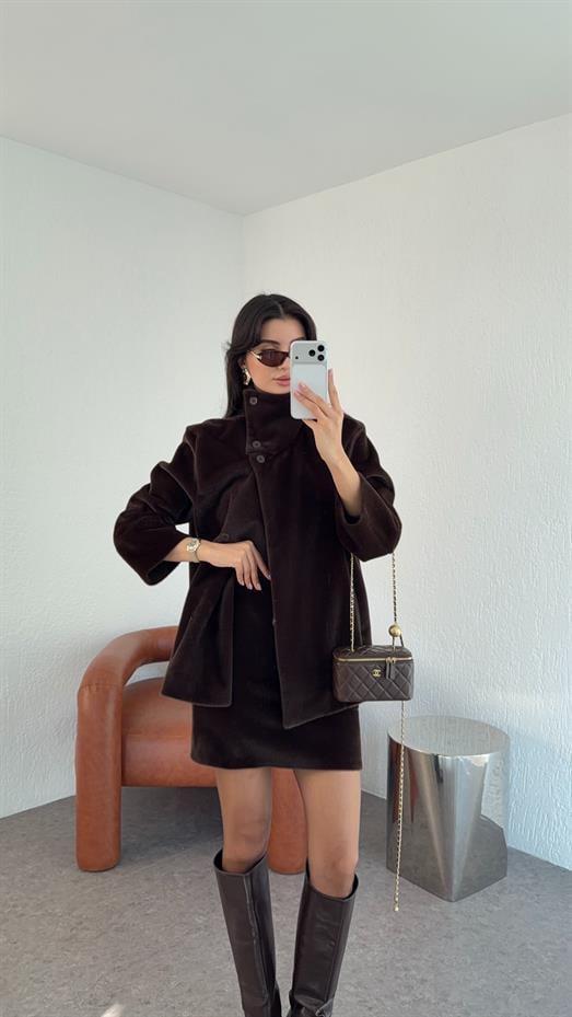 Kısa Kürklü Acı Kahve Takım