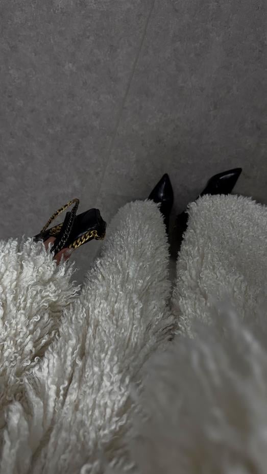 Kıvırcık Tüylü Maxi Kürk