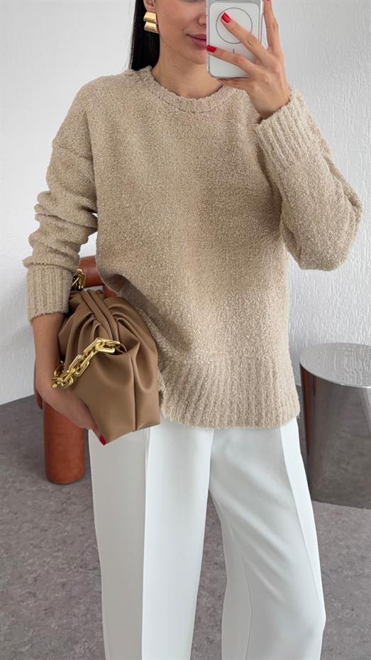 Kahverengi Krem Kazak