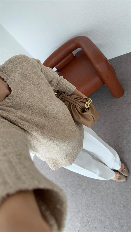 Kahverengi Krem Kazak