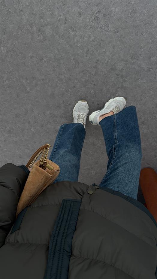 Kruvaze Haki Şişme Mont