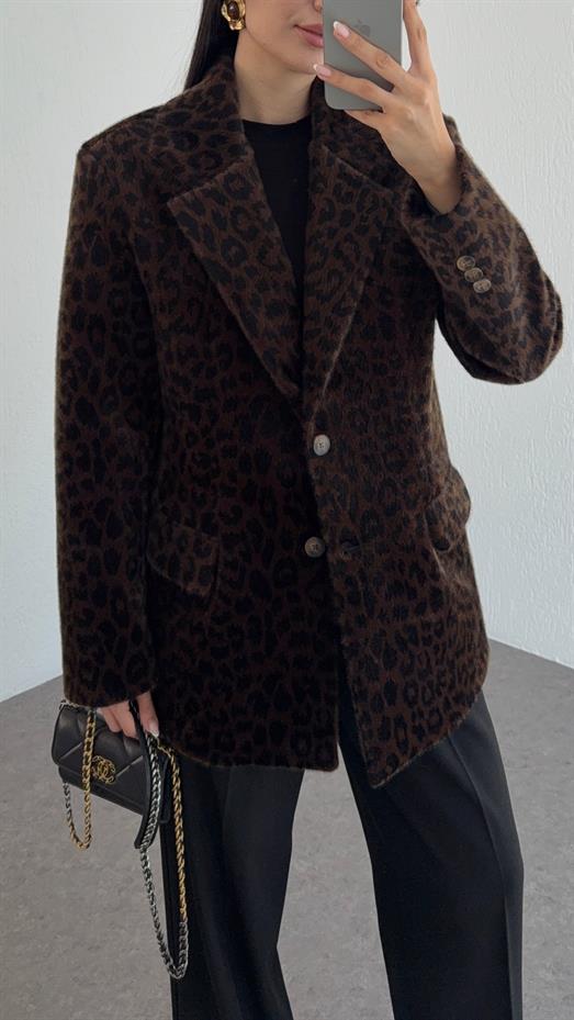 Leopar Ceket Kaban