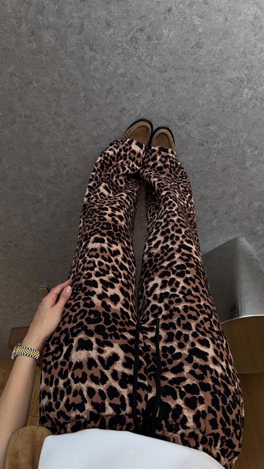 Leoparlı Eşofman Altı