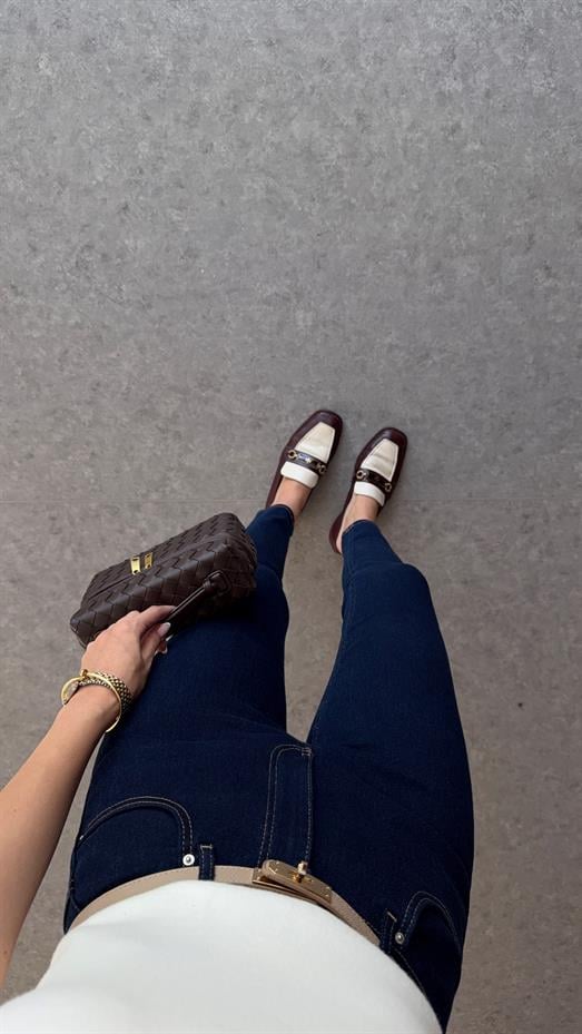 Likralı Lacivert Skinny Dilvin Jean