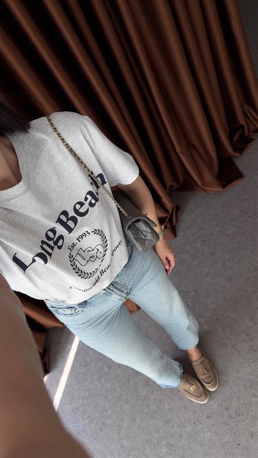 Long Beach Gri Tshirt