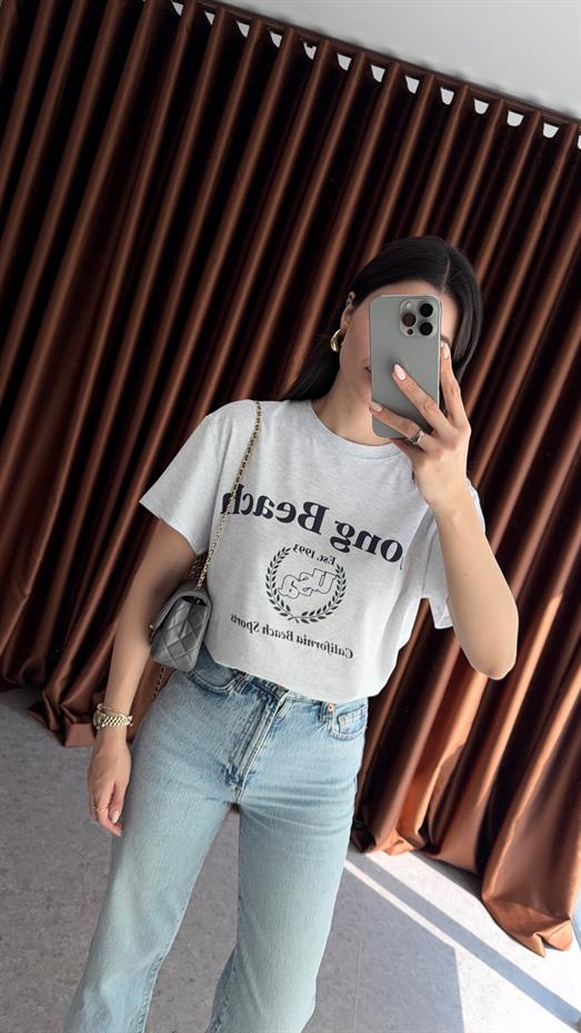 Long Beach Gri Tshirt