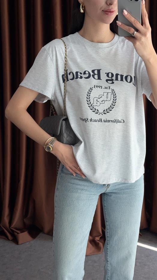Long Beach Gri Tshirt