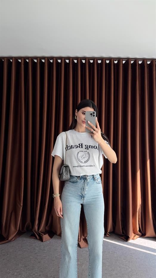 Long Beach Gri Tshirt