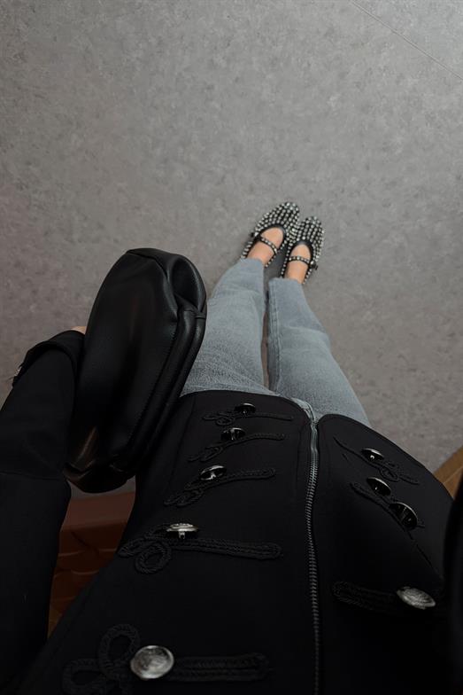 Napolyon Siyah Blazer Ceket