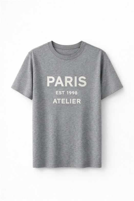 Paris Gri Tshirt